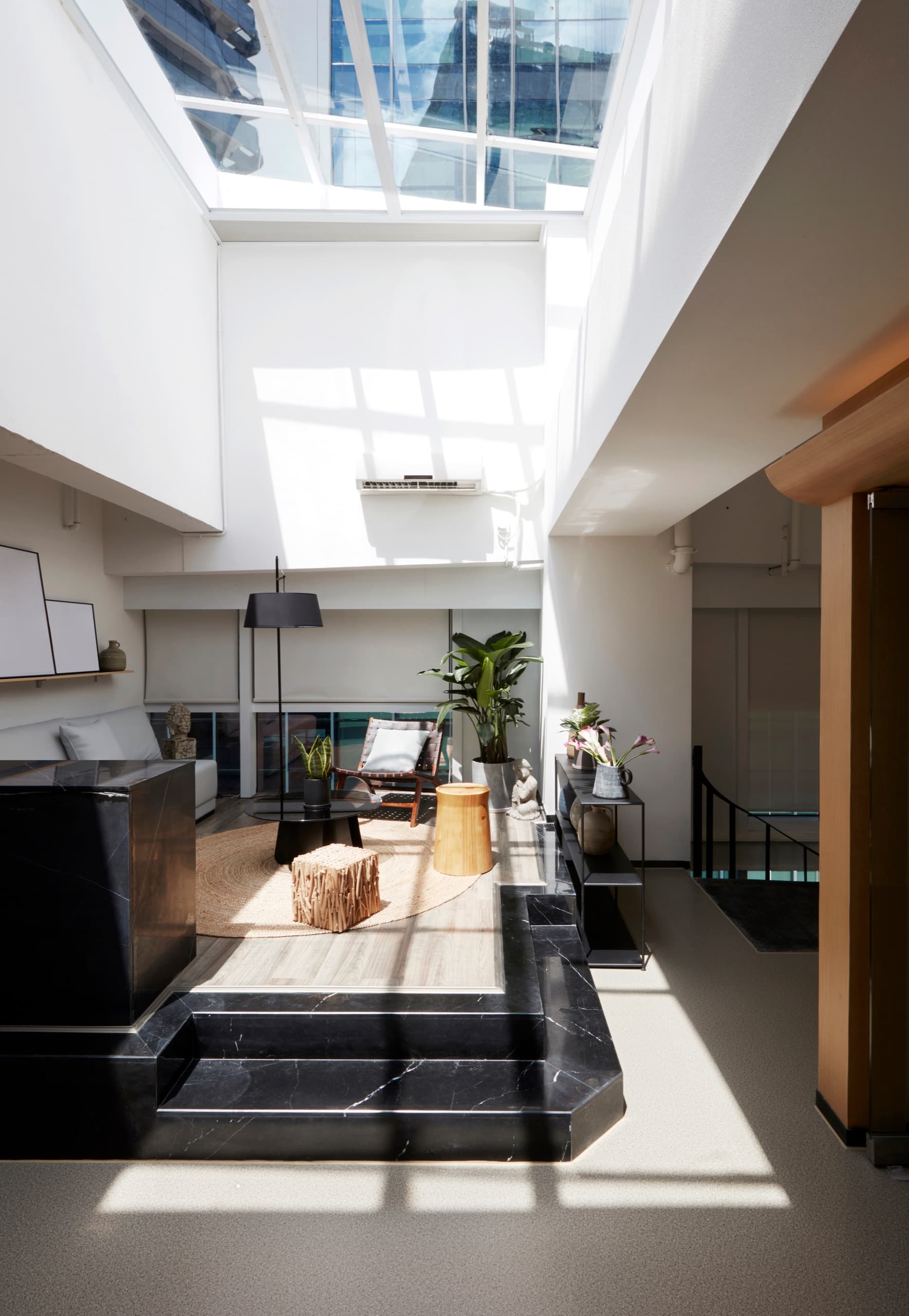 Clean, well-kept commercial reception area in Central Florida