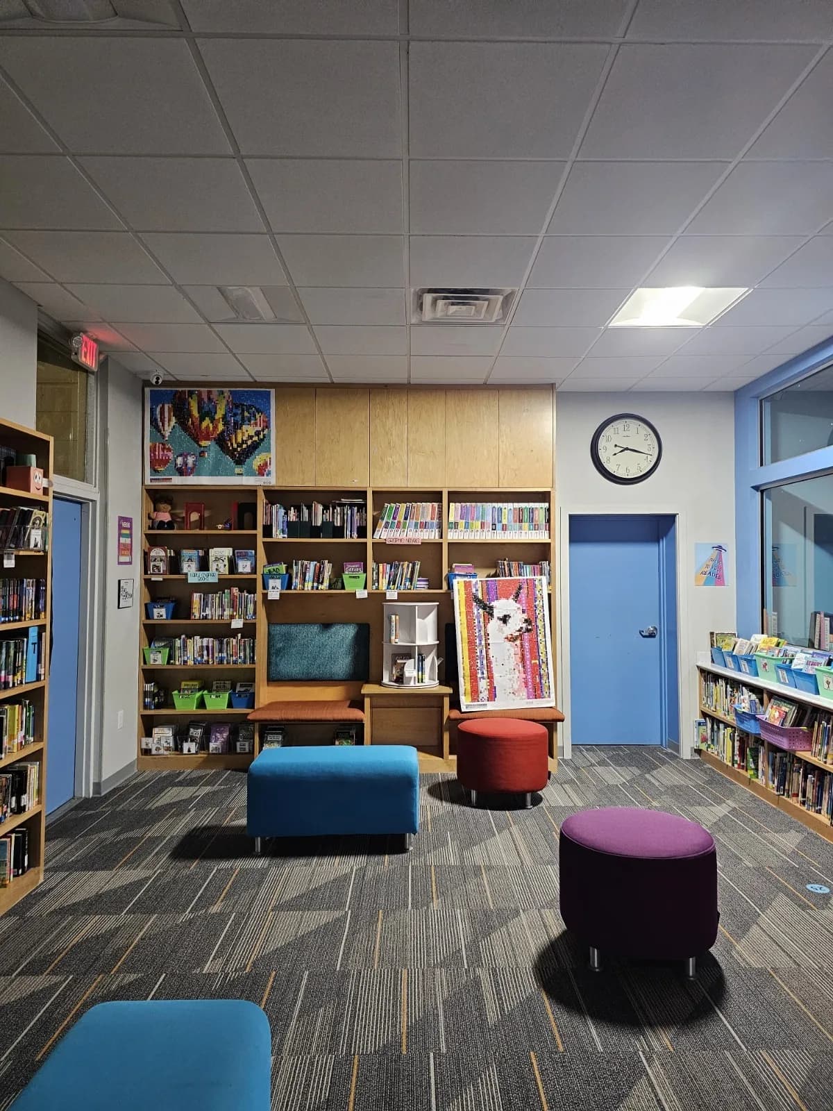 School library after cleaning by Empire